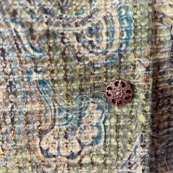 T Tahari Woven Trinmed Blazer UNIQUE STYLE size 8 - Picture 5 of 8